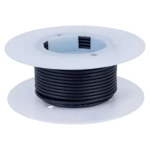 Image of PJP 9012/spool/10N Black 3.8mm Double Jacket Flexible PVC Wire 10M...