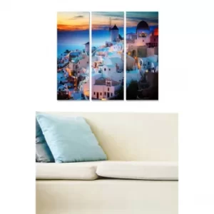 Image of MDF451473919 Multicolor Decorative MDF Painting (3 Pieces)