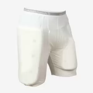 Image of Kookaburra Mens Protective Padded Shorts (S) (White)