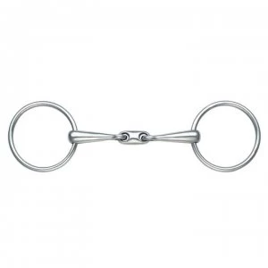 Image of Shires French Link Training Bit - Silver
