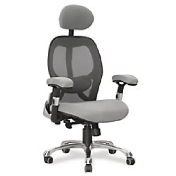 Image of Ergo Nautilus Designs Ergo Luxury High Back Ergonomic Mesh Executive Operator Office Chair Grey - Certified for 24 Hour Use - DPA/ERGO/GY DPA/ERGO/GY