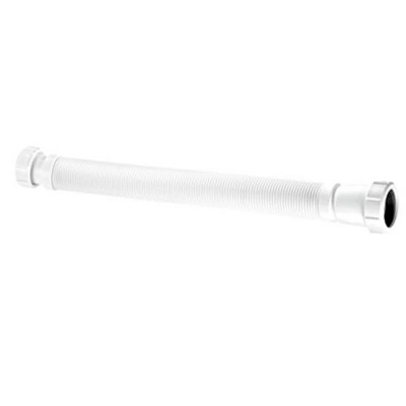 Image of McAlpine FLEXCON2-LN 1.5" Flexible Connector - Universal x BSP Coupling Nut White