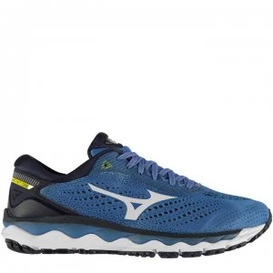 Image of Mizuno Wave Sky 3 Mens Running Shoes - Purple/White