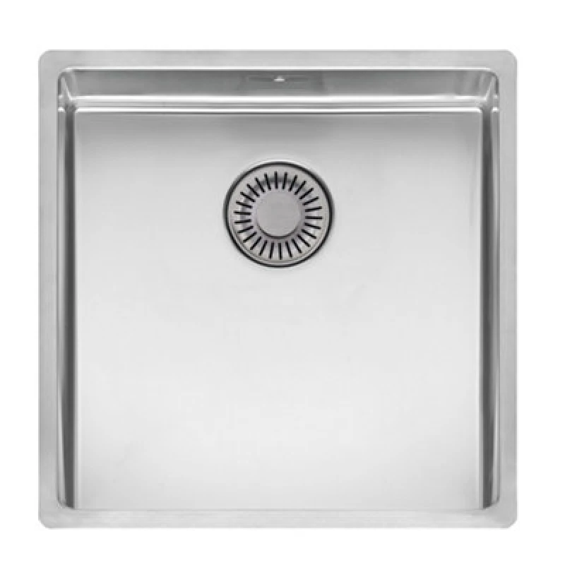 Image of Reginox New York 40X40 Square Stainless Steel 1 Bowl Kitchen Sink - Undermount & Inset