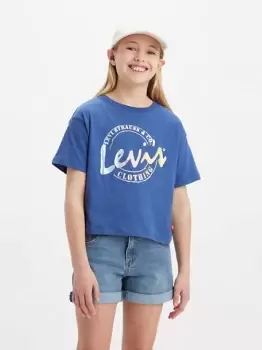 Image of Teenager Meet and Greet Script Tee - Blue