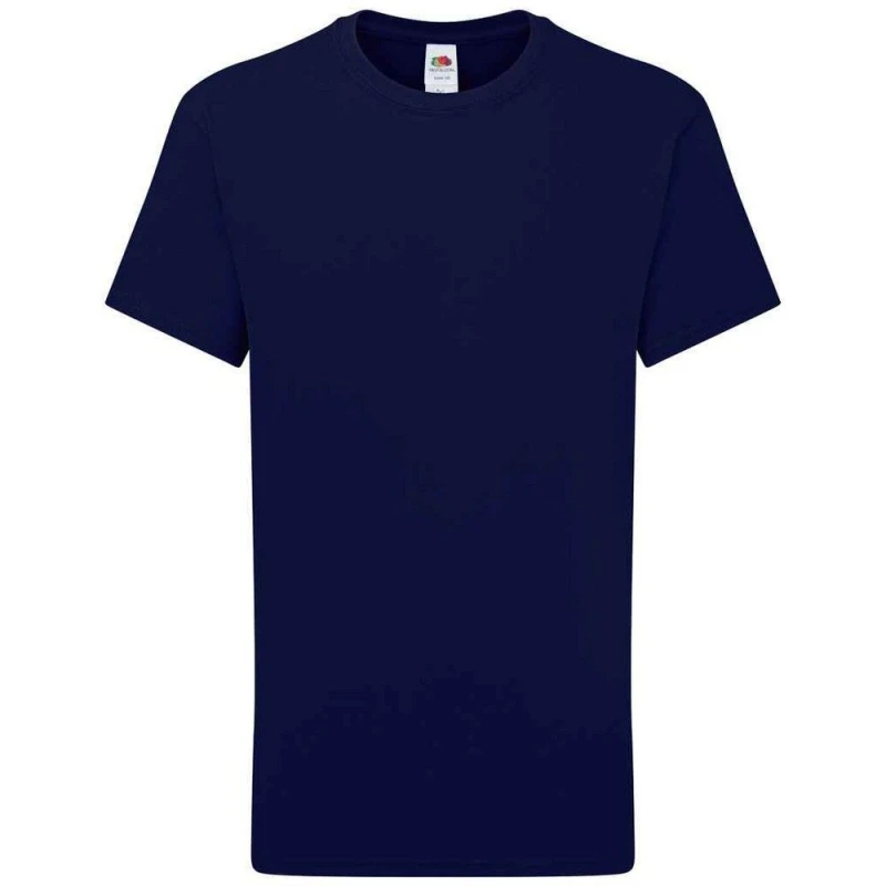 Image of Fruit Of The Loom Iconic 195 Premium boys's in Blue