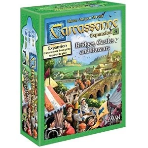 Image of Carcassonne Expansion 8 Bridges Castles and Bazaars