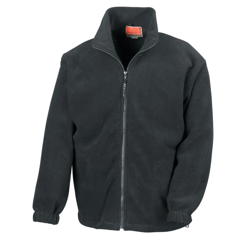 Image of Result Result Men Polartherm Fleece Jacket in Black Size: X-Small Black XS Male 5063527290007
