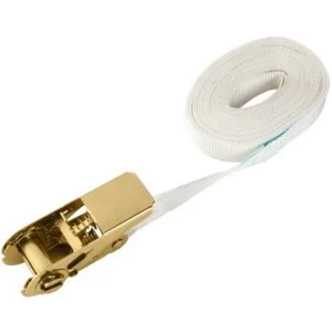 Image of Xavax 00111896 Safety Lashing Strap with Ratchet for Laundry Drier, White/Grey