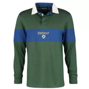 Image of Barbour Mens Churchill Rugby Top Sycamore Large
