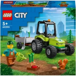 Image of LEGO City: Park Tractor and Trailer Toy Farm Vehicle (60390)