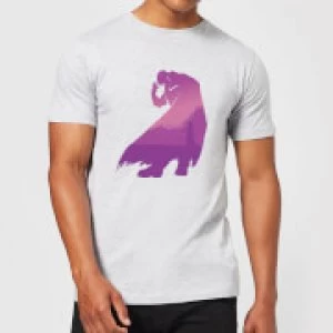 Image of Nintendo The Legend Of Zelda Pink Ganondorf Silhouette Mens T-Shirt - Grey - XL