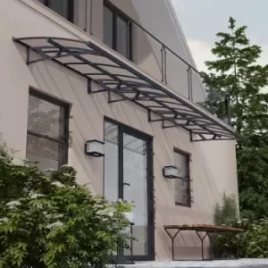 Image of Palram Canopia Amsterdam 6690 Grey Clear Door Canopy