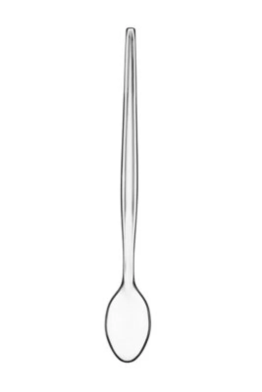 Image of Premier Housewares Durable Set Of Six Clear Plastic Sundae Spoons Clear