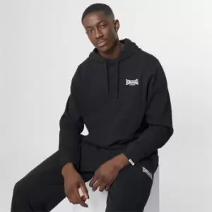 Image of Lonsdale Jersey Lounge Hoodie - Black