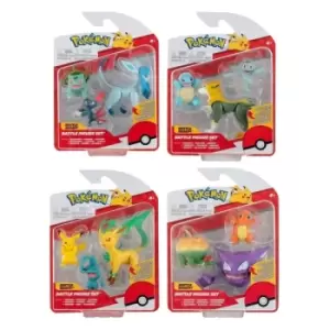 Image of Pok&eacute;mon Battle Mini Figures 3 Packs 5-8cm Wave 10 Assortment (4)