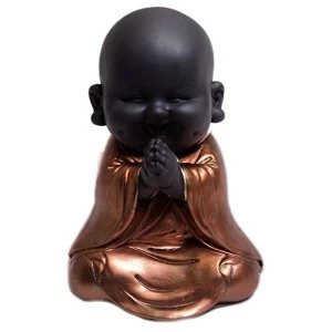 Image of HESTIA? Rose Gold Buddha Figurine - Praying