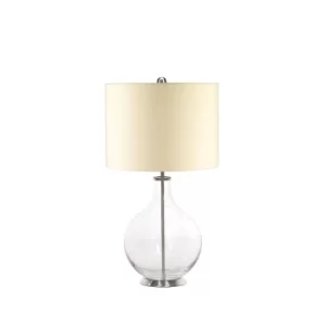 Image of Orb Clear 1 Light Table Lamp Clear, E27