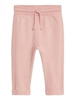 Image of Mango Baby Girls Joggers - Pink