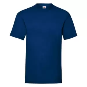 Image of Fruit Of The Loom Mens Valueweight Short Sleeve T-Shirt (L) (Navy)