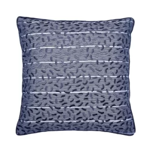 Image of Helena Springfield Cosmos/Viva Breakfast Cushion 45cm x 45cm, Navy