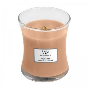 Image of Woodwick Golden Milk Scented Candle 275g