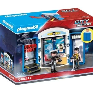 Image of Playmobil Police Station Play Box Playset