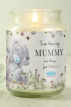 Image of Personalised Me To You Bee Large Candle - Clear