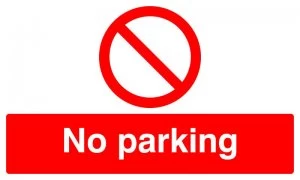 Image of Signslab 300x500 No Parking Pvc Ml01929r