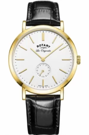 Image of Mens Rotary Swiss Made Windsor Small Second Watch GS90192/02