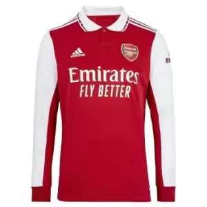 Image of 2022-2023 Arsenal Long Sleeve Home Shirt