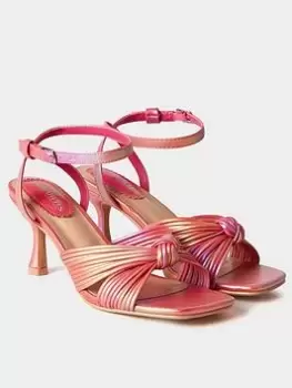 Image of Joe Browns Sunset In Bali Strappy Shoes Pink Multi, Pink, Size 4, Women