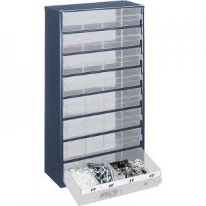 Image of raaco 1208-03 Drawer cabinet (L x W x H) 306 x 150 x 552mm No. of compartments: 8
