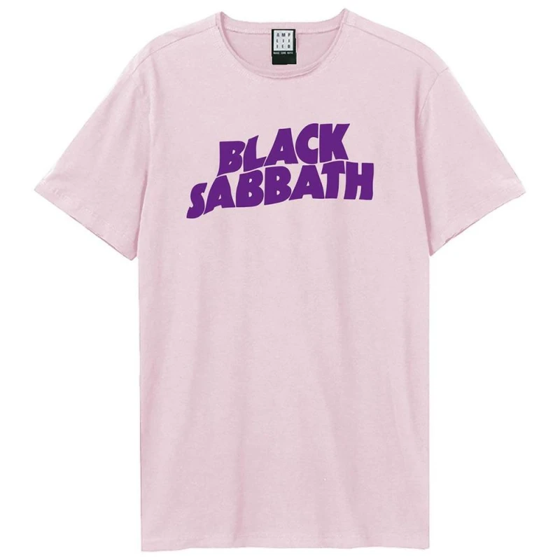 Image of Amplified Womens Masters Of Reality Black Sabbath T-Shirt in Pink Size: XL Pink Female XL