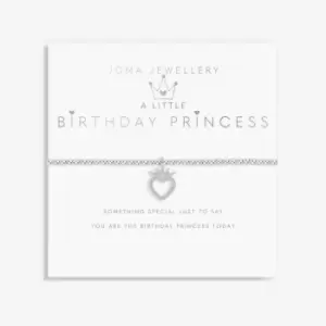 Image of Birthday Princess Silver 15.5cm Stretch Bracelet C680
