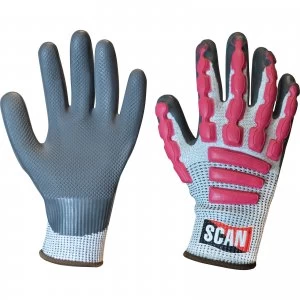 Image of Scan Anti Impact Latex Cut 5 Gloves XL