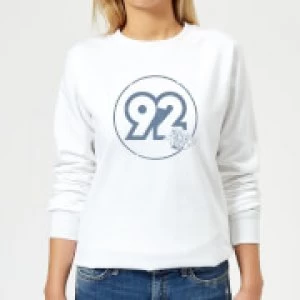 Image of Nintendo Mario Kart Vintage Mario Racer 92 Womens Sweatshirt - White - M