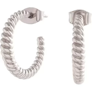 Image of Ladies Olivia Burton Classics Rope Hoop Earrings