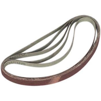 Image of Sealey 12mm x 456mm Sanding Belt 12mm x456mm 40g Pack of 5