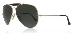 Image of Ray-Ban Outdoorsman 2 Sunglasses Gold / Tortoise 181 62mm