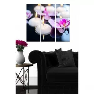 Image of MDF28775111 Multicolor Decorative MDF Painting (3 Pieces)