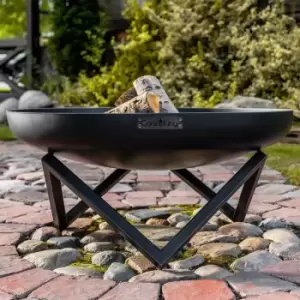 Image of Cook King Santiago Steel Fire Bowl - 80cm