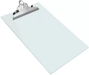 Image of Rapesco Heavy Duty Frosted Transparent Clipboard Clear