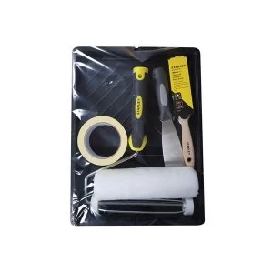Image of Stanley Tools Roller & 1.5" Max Finish Brush Set, 6 Piece