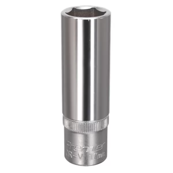 Image of Genuine SEALEY S1217D WallDrive® Socket 17mm Deep 1/2Sq Drive
