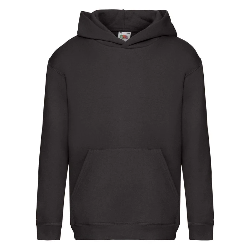 Image of Fruit Of The Loom Premium boys's Children's sweatshirt in Black