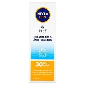 Image of NIVEA SUN UV Face Q10 Anti-Age and Anti-Pigments SPF30 50ml
