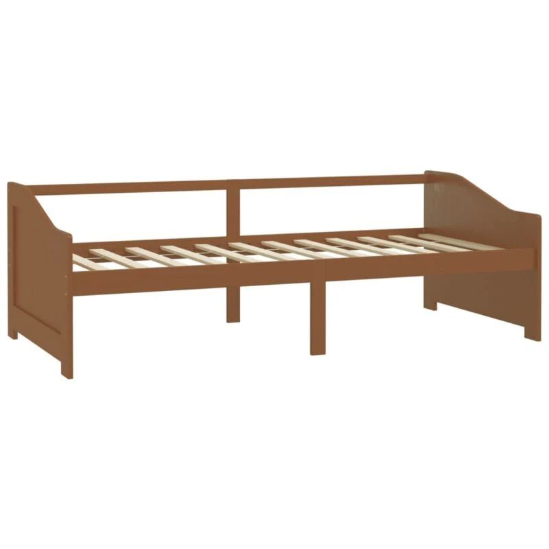 Image of MINKUROW 3-Seater Day Bed without Mattress Honey Brown 90x200cm vidaXL YX322166