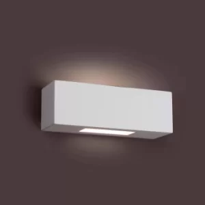 Image of Cheras 1 Light Indoor Wall Light White Plaster, G9