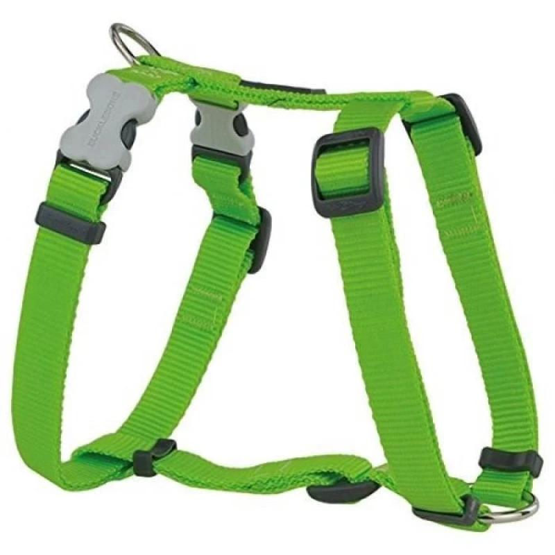 Image of CHADOG Dog harness - RED DINGO - Lime green - Size S - Width 12mm - Secure and comfortable Chadog F6141